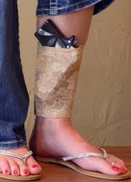 lace ankle holster
