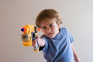 kids playing with guns